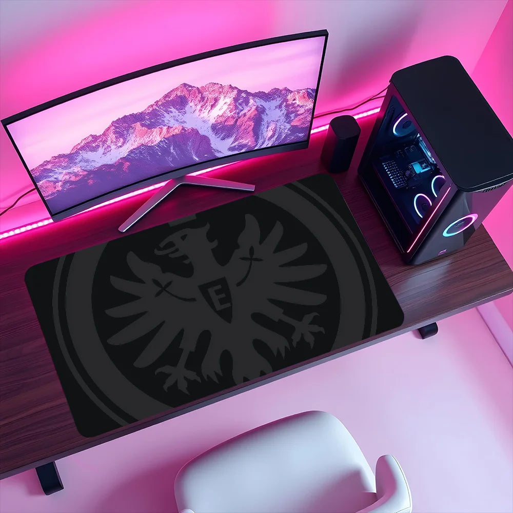 FootBall Rubber Desktop XXL Desk A-A-AG S Non-slip Gaming F-F-Frankfurt Thickened Germany E-E-Eintracht Large MousePad Office