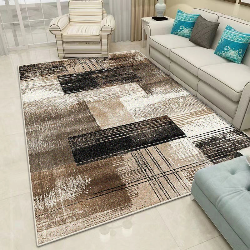 Nordic Geometric CARPET Customizable FOR LIVE ROOM Luxury Home Decoration Bedroom Rugs Washable Antiskid Floor Mats Bedside