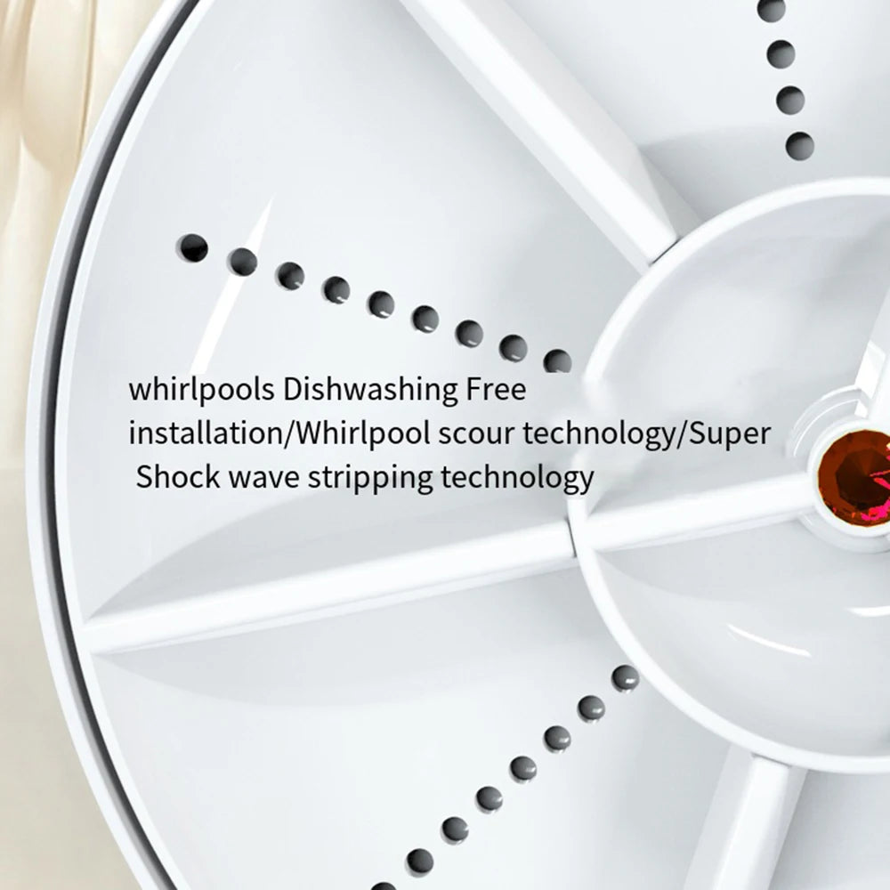 Kitchen Wireless Mini Dishwashers USB Ultrasonic Sink Fruit Vegetable Dish Washer Electric Portable Washing Machines 식기세척기