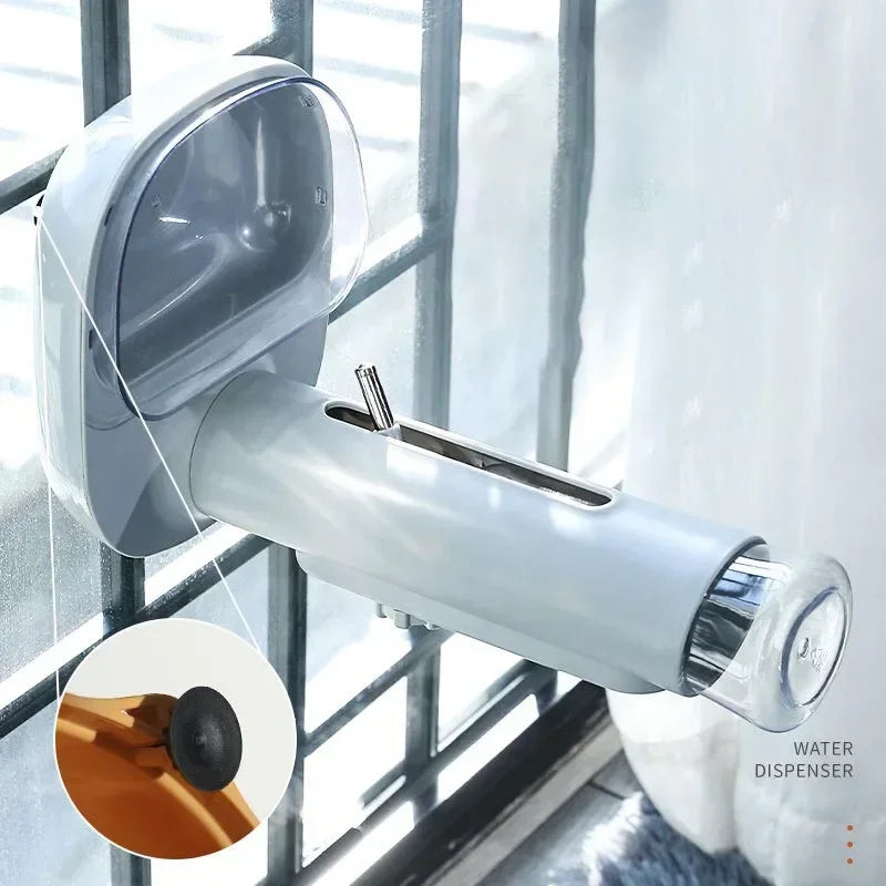 وعاء شرب أوتوماتيكي للحيوانات الأليفة، وعاء طعام للكلاب، زجاجات مياه، وحدة تغذية عالمية للقطط والجراء، موزع قابل للرفع، حامل طعام للحيوانات الصغيرة