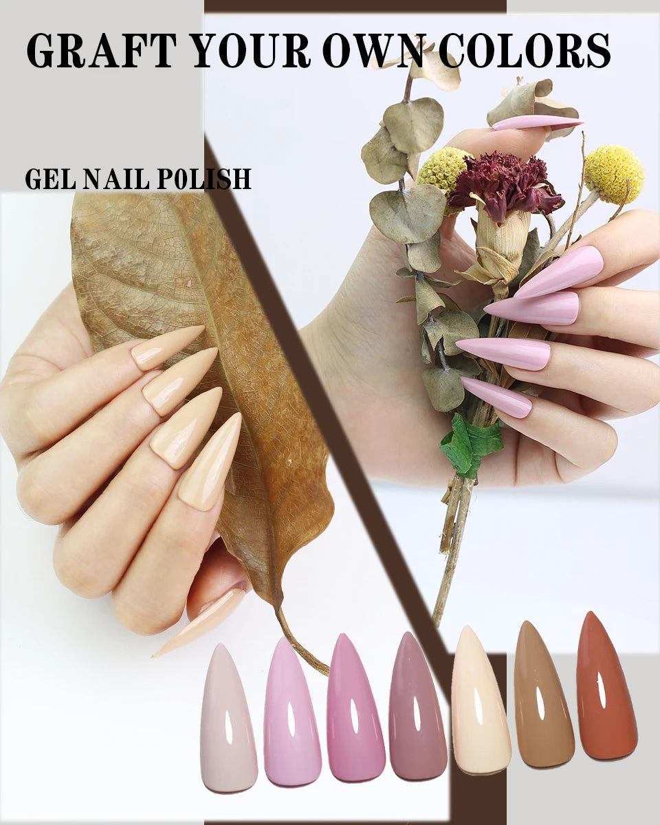 Gel Vernis à ongles semis permanents Paillettes 8Ml 150 couleurs