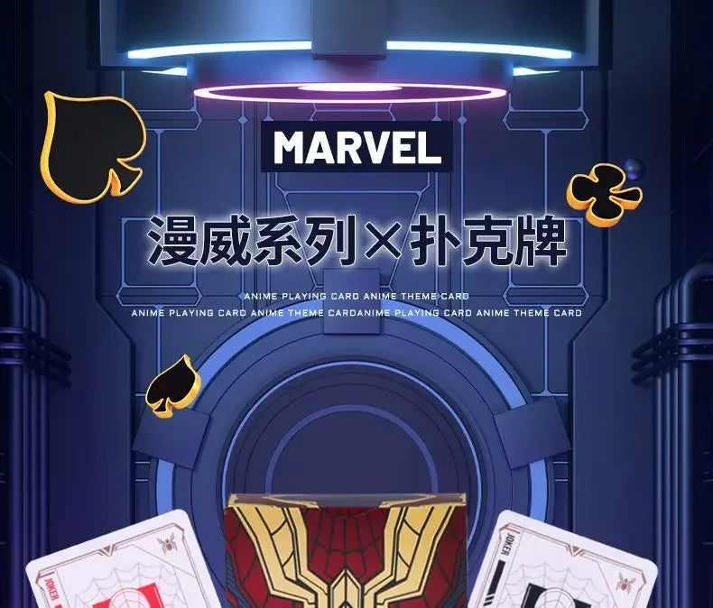 Marvel  Iron Man Spiderman Captain America Black Panther Darken Thor new high-looking and cool playing cards for men and women