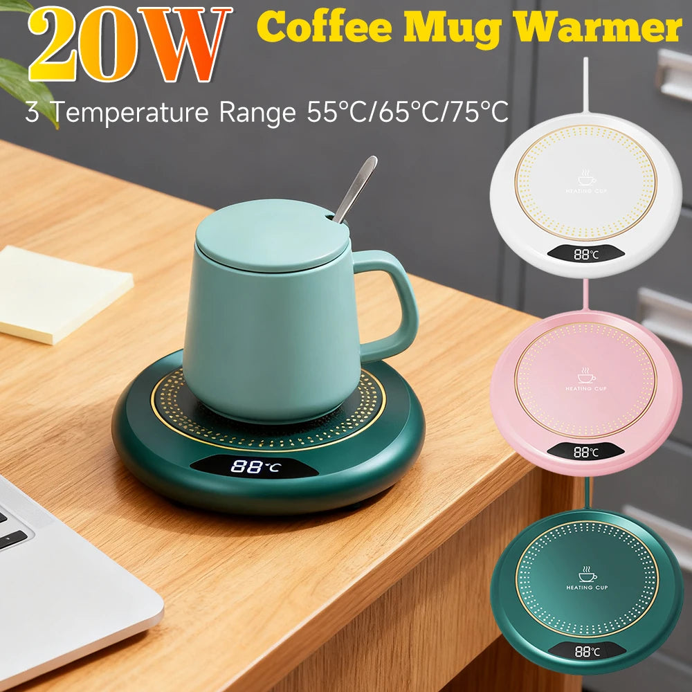 Cup Warmer Coffee Mug Warmer Thermostatic Temperature for Coffee Milk Tea Water DC 5V USB Heating Pad Mug Heater For Home Office