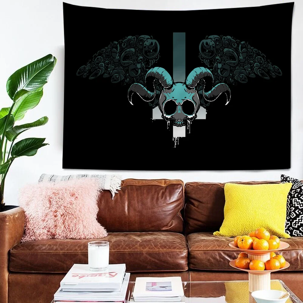 ربط إسحاق نسيج جداري ملون معلق على الحائط نسيج جداري بوهيمي معلق على الحائط ملاءات ماندالا