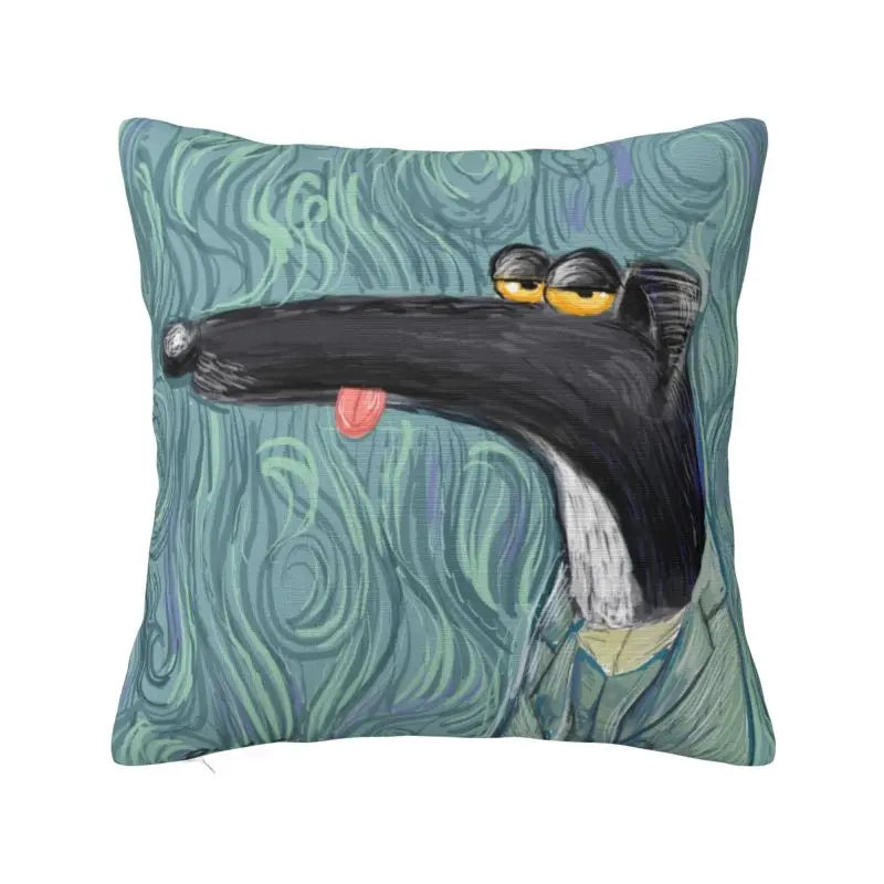 Custom Cute Whippet Greyhound Pillow Case Decor Home Hound Dog Luxury Cushion Cover Car Pillowcase