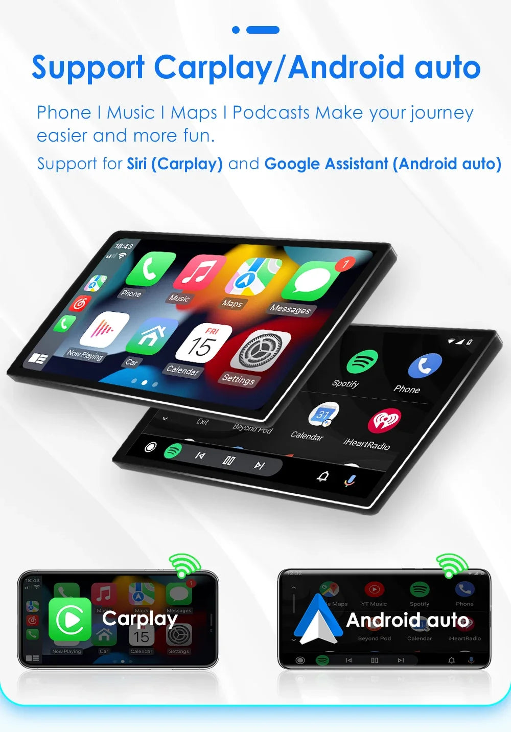 Hizpo 9inch 2Din Android13 Car Radio for BMW 1 Series E81 E82 E87 E88 AT MT Navigation GPS RDS DSP Android Auto CarPlay 360° CAM