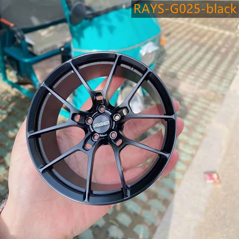 1/5 Car Model Metal Forged Assemble Refitting Wheel Hub  Creative Desktop Display  Personalized  Modification Toys Gift