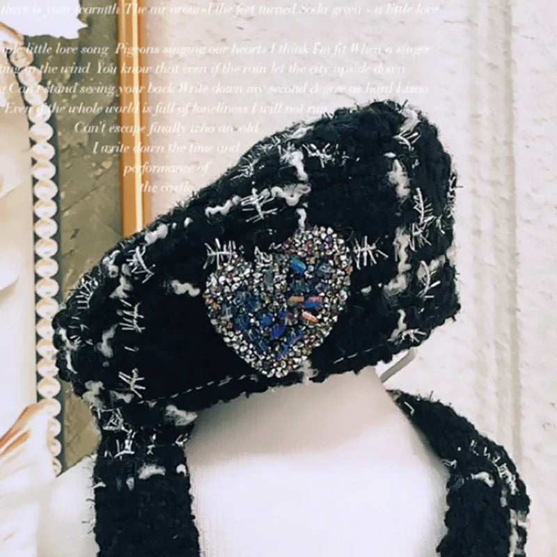 Luxury Brand Classic Thickened Pet Dress Autumn Winter Custom-Made Exquisite Dog Coat Skirt Thickened