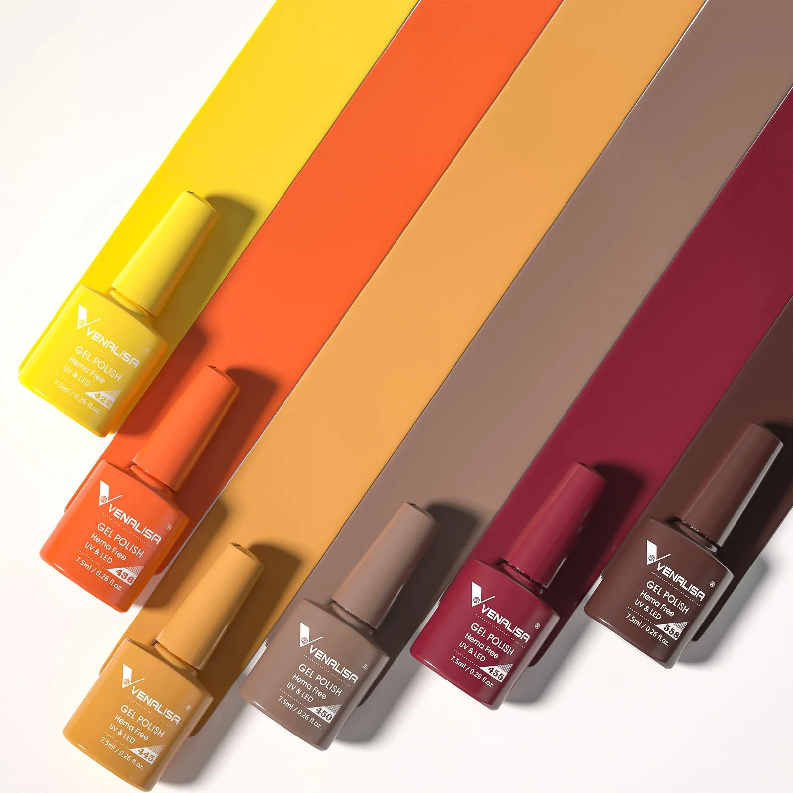 Kit de vernis à ongles en gel 6 couleurs