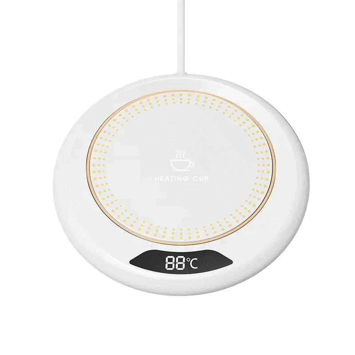 1PC Thermostatic Heating Coaster USB Home Heating Coaster 3-speed Adjustment Heating 55 Degrees Constant Temperature