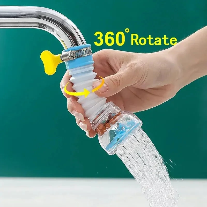 360 Rotation Universal Faucet Bubbler Swivel Water Saving Economizer Head Shower Kitchen Faucet Nozzle Adapter Sink Accessories