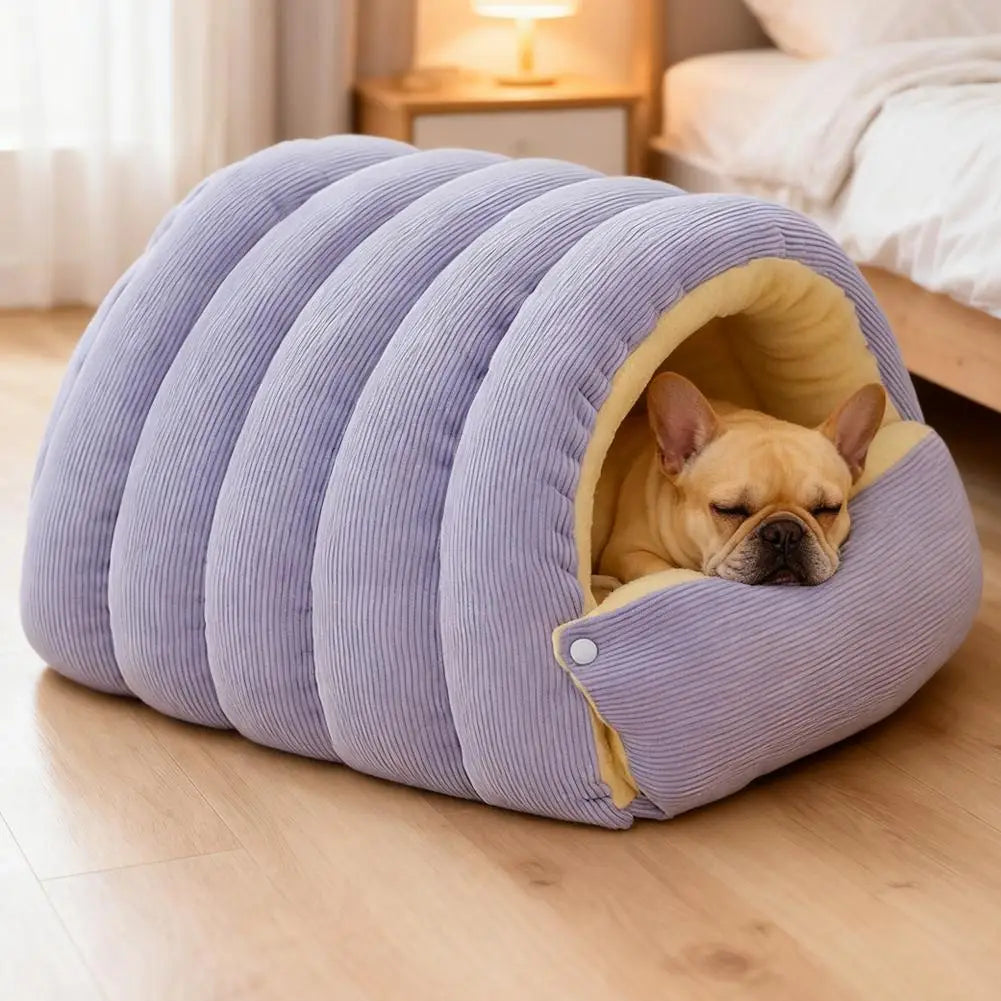 Winter Warm Pet Sleeping Nest Four Seasons Soft Cat Cave Bed Kitten Nest Kennel Pet Supplies For Cats Dogs Puppy