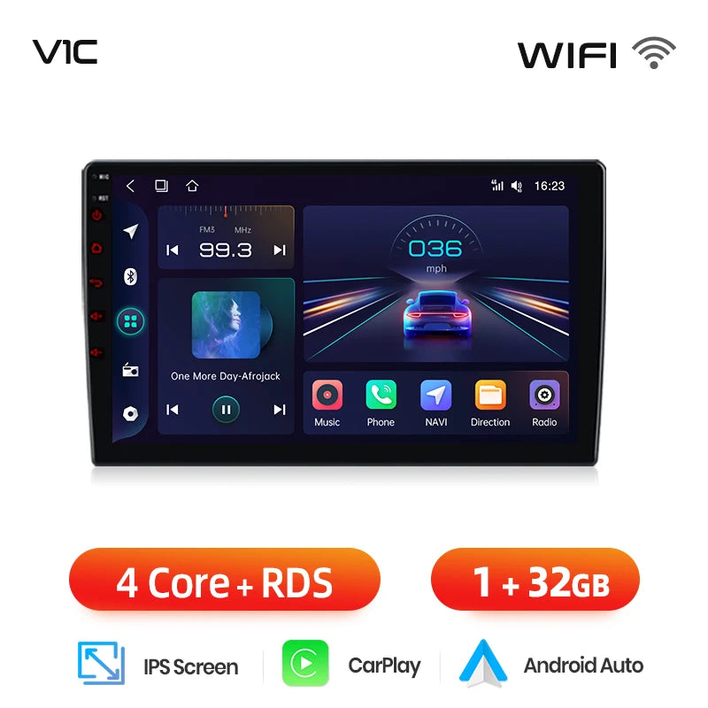 Junsunun CarPlay Android Auto Car Radio for Mercedes-Benz Vito 2 W639 Viano 2 2003-2015 GPS Intelligent Systems Stereo Multimedia