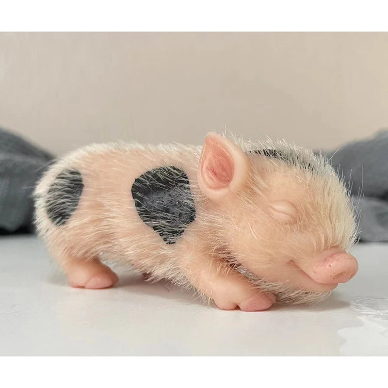 5inch Mini Reborn Doll Full Body Silicone Piglet Cute Lifelike Piglet Reborn Piggy Toys for Children Drop Shipping