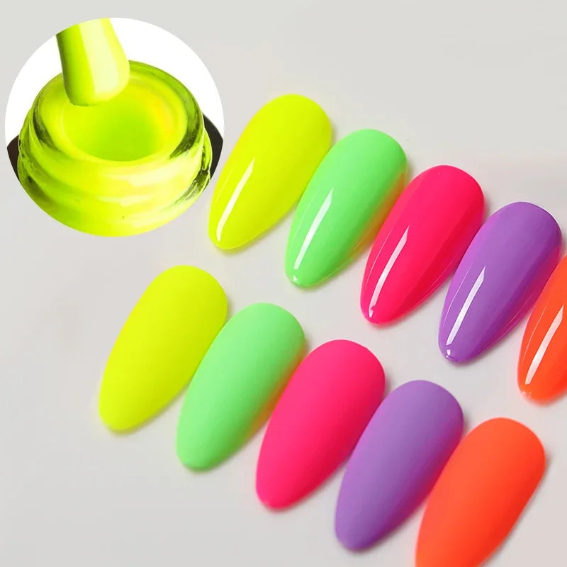 Vernis à ongles en gel néon  pour manucure 7,5 ml