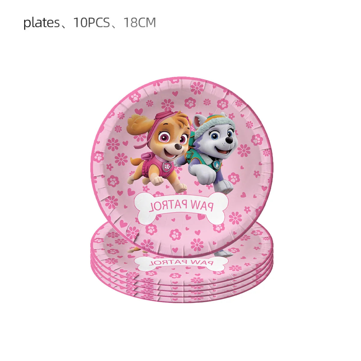 Paw Patrol Birthday Decorations Dogs Skye Disposable Tableware Party Package Tablecloth Kids Favor Childrens Party Supplies