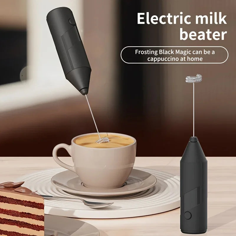 Handheld Wireless Electric Blender Milk Foamer Coffee Whisk Mixer Egg Beater Mini Frother Handle Stirrer Cappuccino Maker Tools