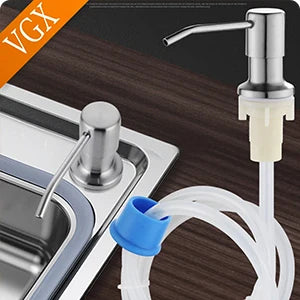 VGX Automatic Cup Washer Rinser Glass Cup Washer Bar Beer Milk Tea Cup Cleaner Faucet Stainless Steel 304 Kitchen Accessories