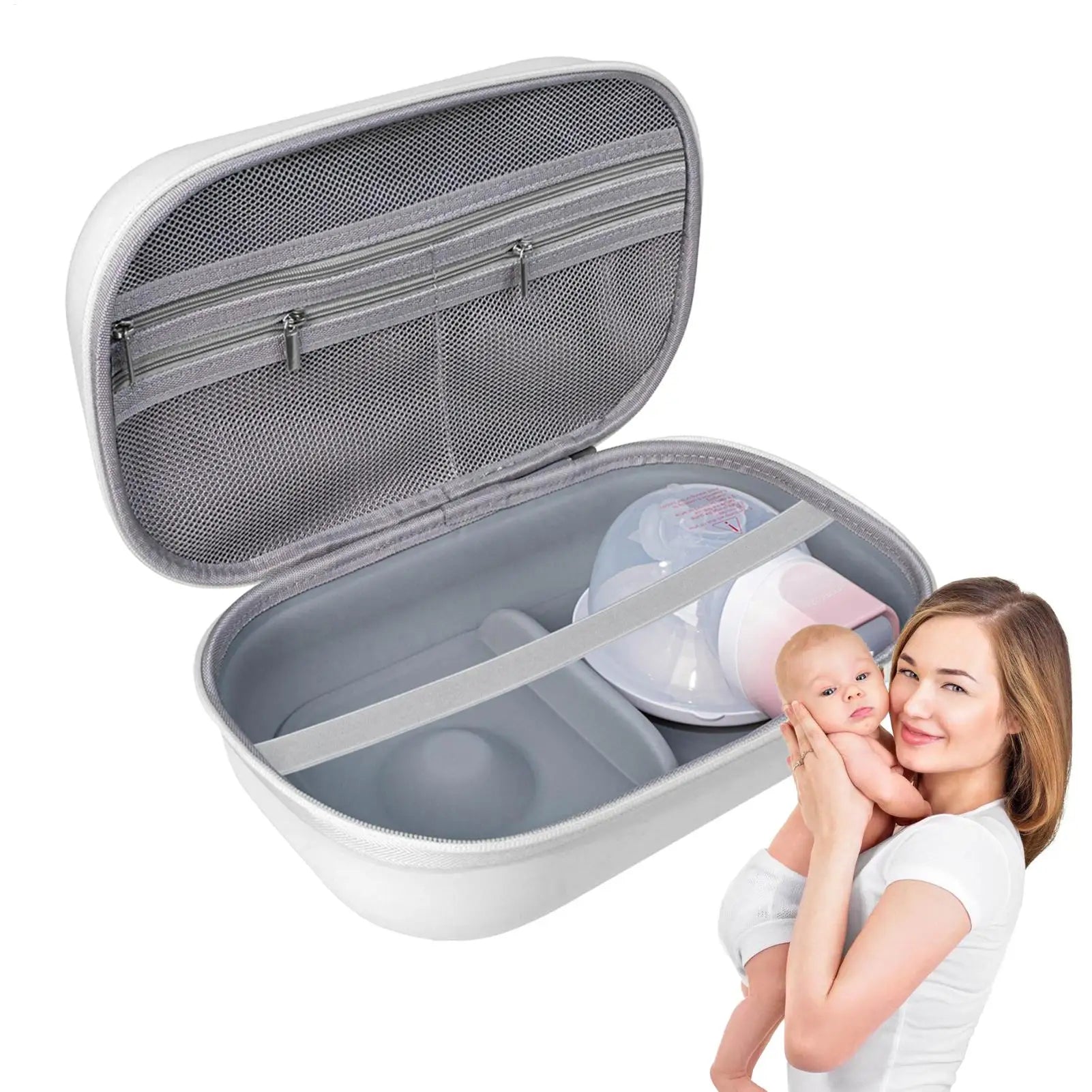 Portable Wearable Breast Pump Container Insulated Bottle Bags for Outdoor Travel Nursing Work Women Mother family use