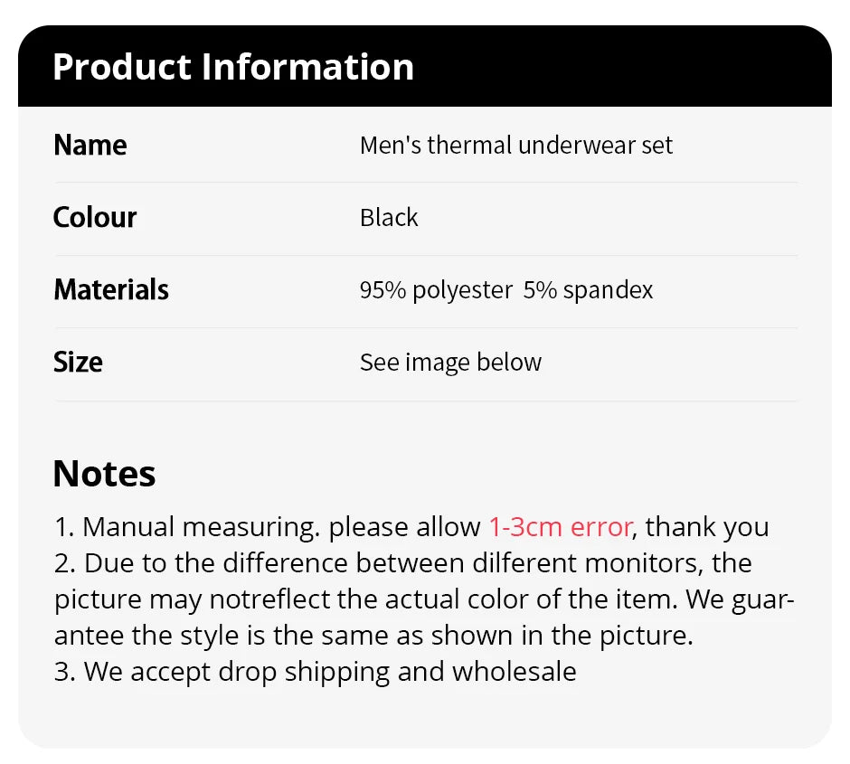 Ensemble chaud 2 pièces Automne/hiver