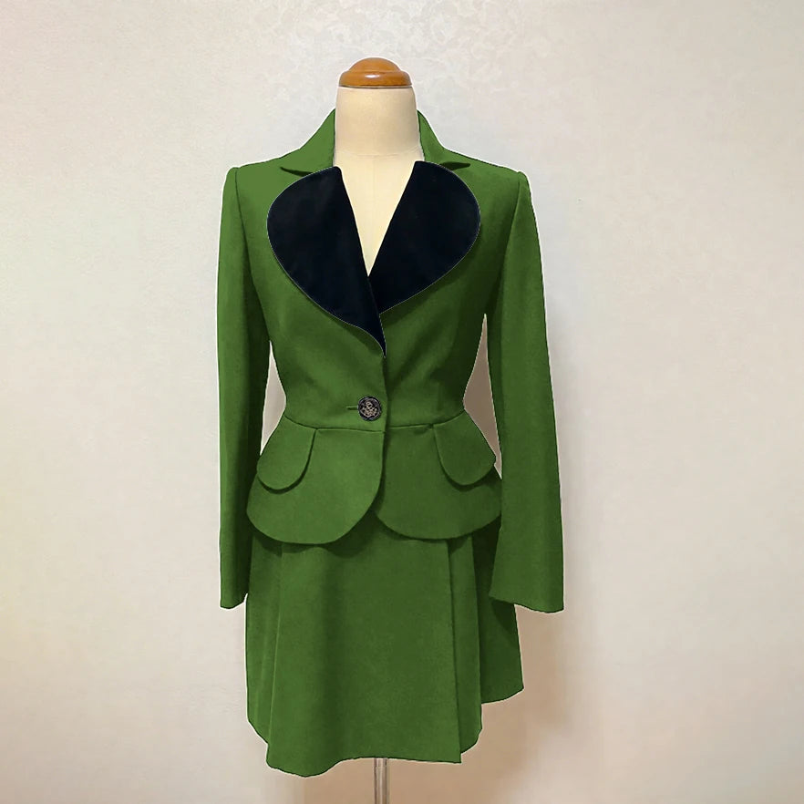 Costume 2 pièces personnalisé slim sweet