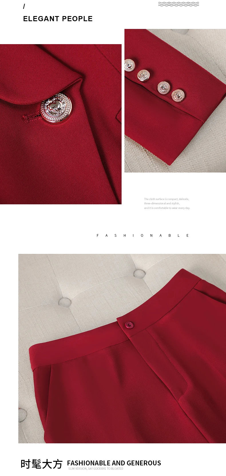 Ensemble blazer pour femmes