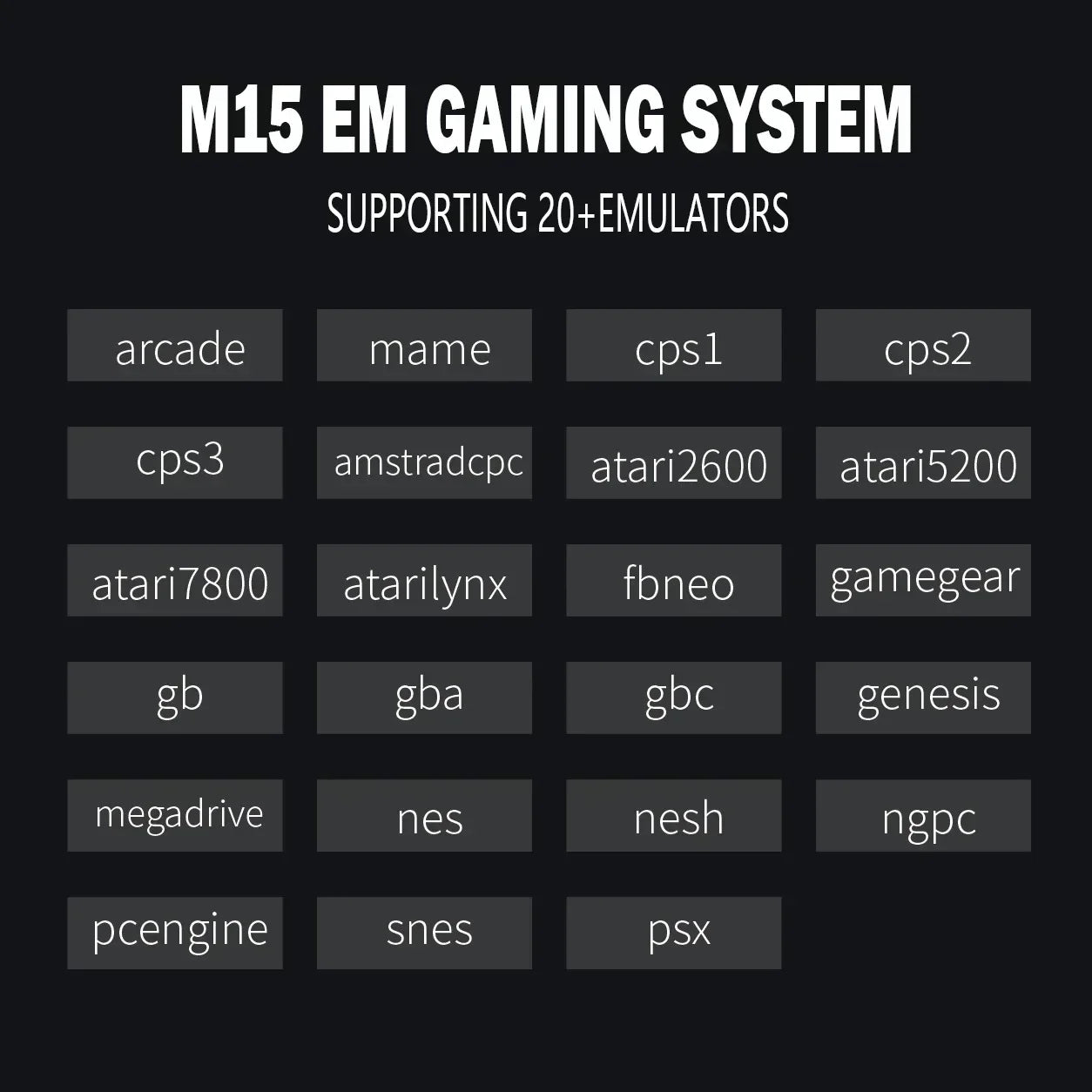 M15 4K Retro Gaming Stick - Wireless Mini TV Console with HD Output, Supports PS1 & Classic Arcade Games