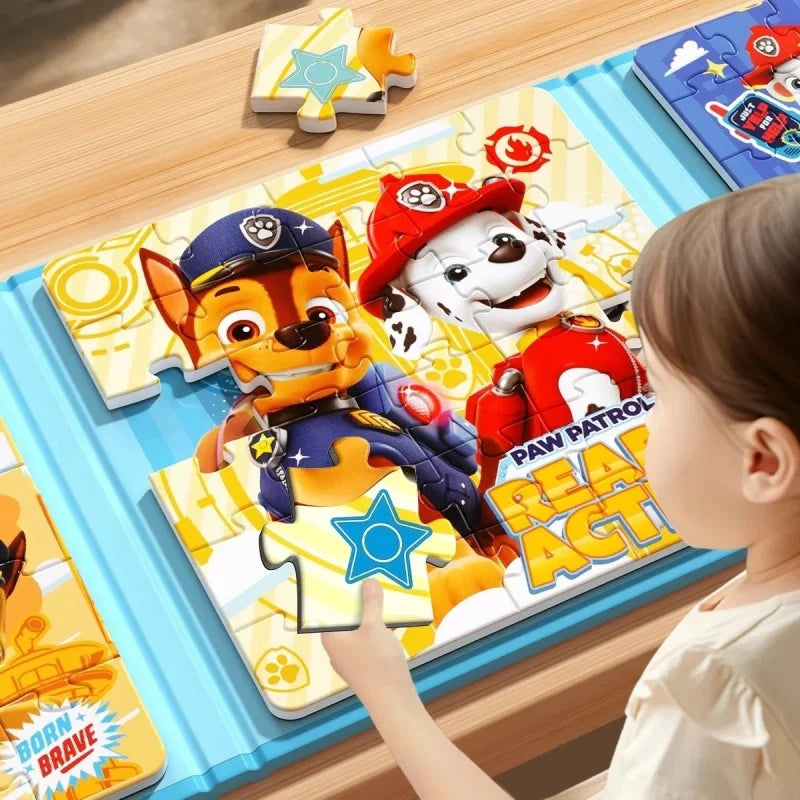Paw Patrol Magnetic Puzzle For Children Aged Magnetic Puzzle Toys For Boys And Girls Intellectual Birthday Gifts Magnetic Toys
