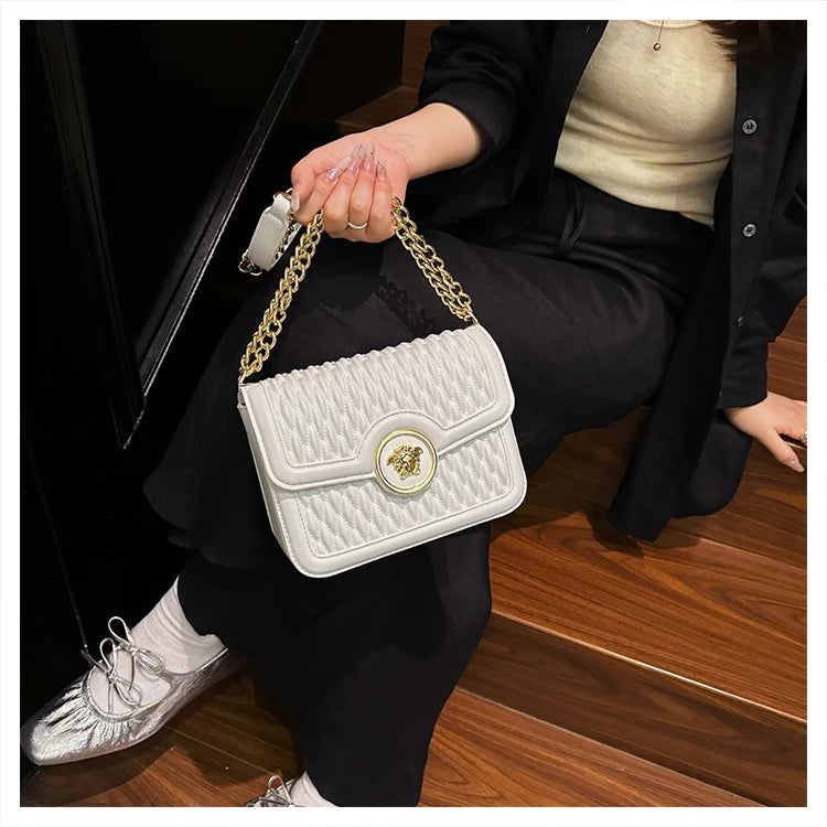 Leather Crossbody Bag Women's Shoulder Bag Messenger Bag Tote Bags Classic Elegant Luxury Brand