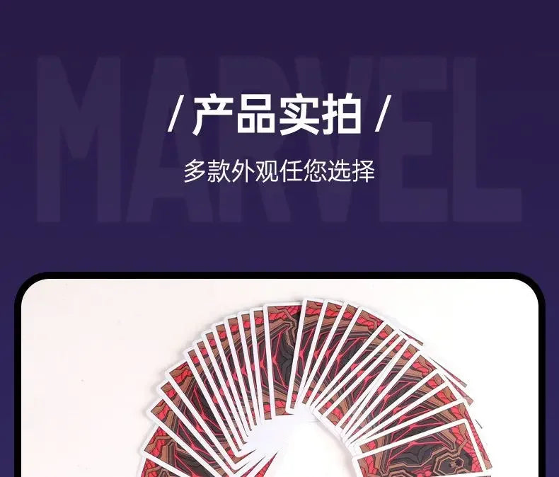 Marvel  Iron Man Spiderman Captain America Black Panther Darken Thor new high-looking and cool playing cards for men and women