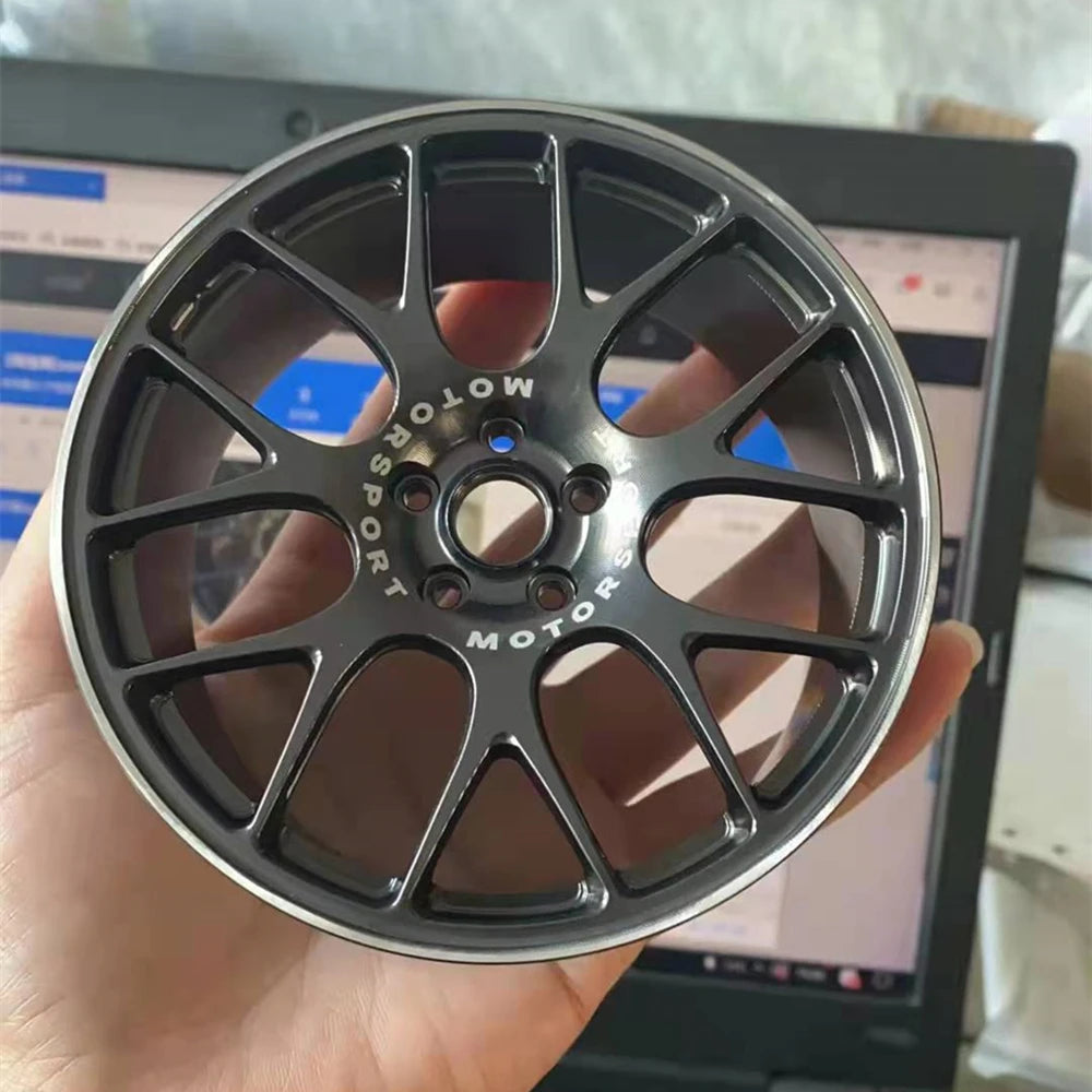 1/5 Car Model Metal Forged Assemble Refitting Wheel Hub  Creative Desktop Display  Personalized  Modification Toys Gift