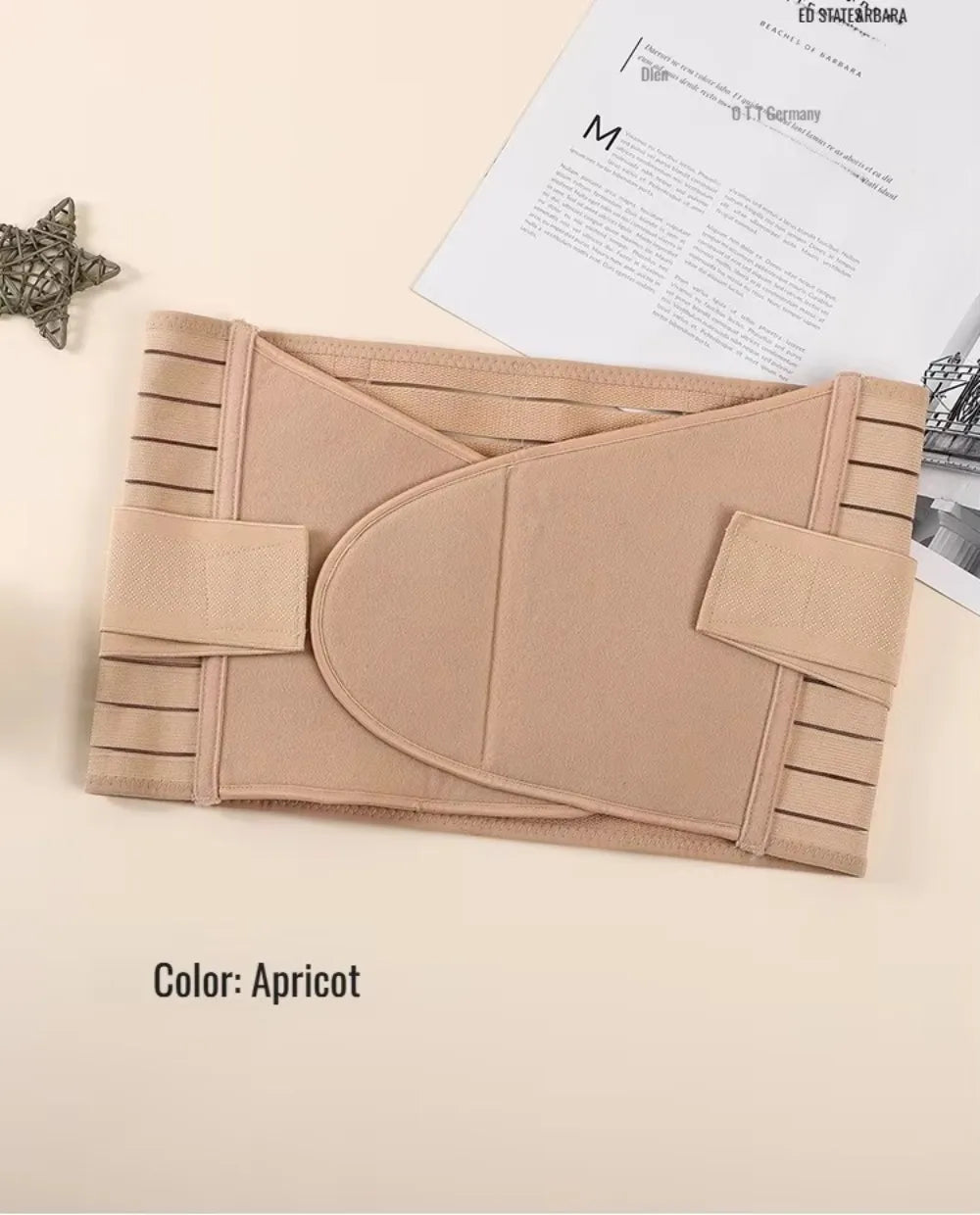 Memory Soft Rubber Bone Corset Postpartum Breathable High Fit Belly Band Adjustable Pregnant Tummy Belly Belt Wrap for Women