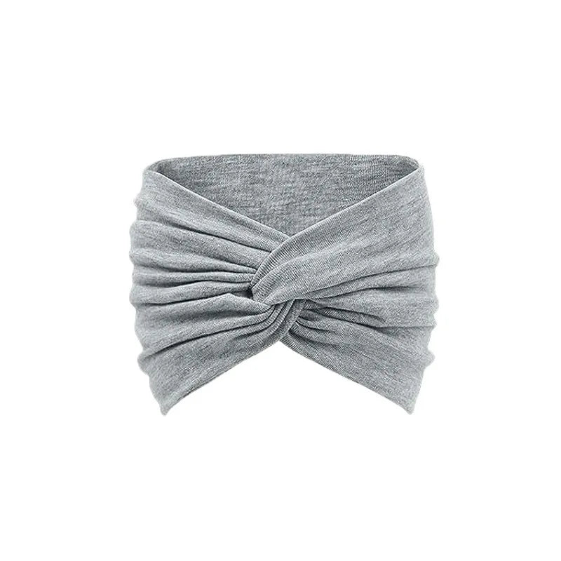 Bandeau élastique pour le fitness, bandeau à large bord pour le yoga, bandeau absorbant la transpiration, foulard à la mode, cravate bandeau