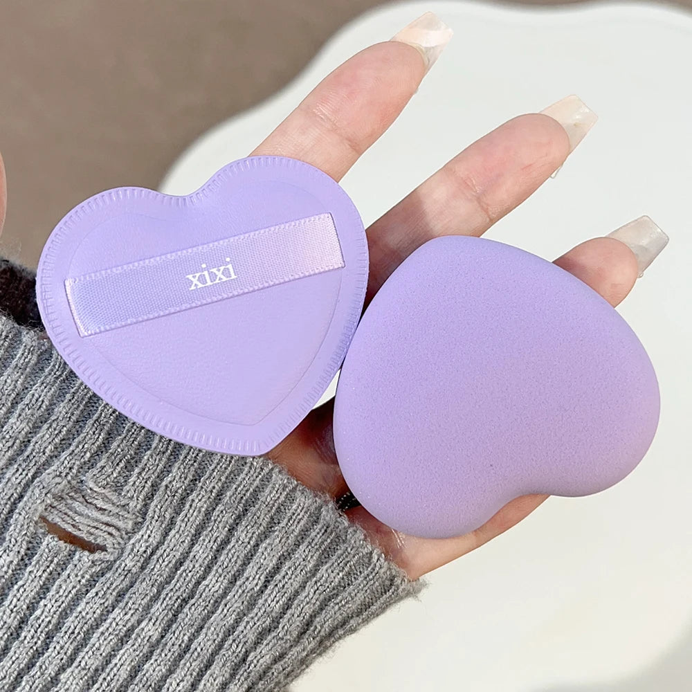 Coton doux Cosmétique Puff Sec Humide Utilisation Maquillage Éponge Coussin Puff pour Fond de teint Correcteur Poudre Maquillage Éponge Outils de beauté