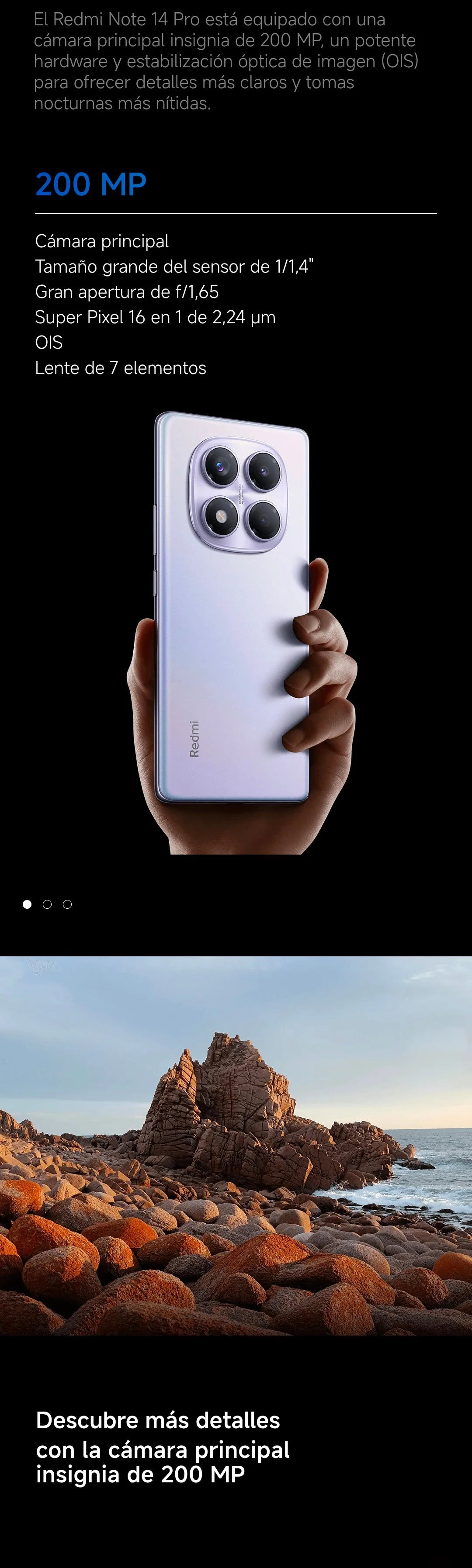 Xiaomi Redmi Note 14 Pro 4G European Version 8+256GB MediaTek Helio G100-Ultra 6.67" AMOLED Display 120Hz  200MP OIS Main Camera 45W Charging, 5500mAh Battery, IP64, NFC