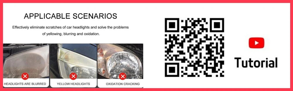 Full Headlight Restoration Kit 2×800ML Polymer Liquid Restoration Headlights Renovation Polishing Kit