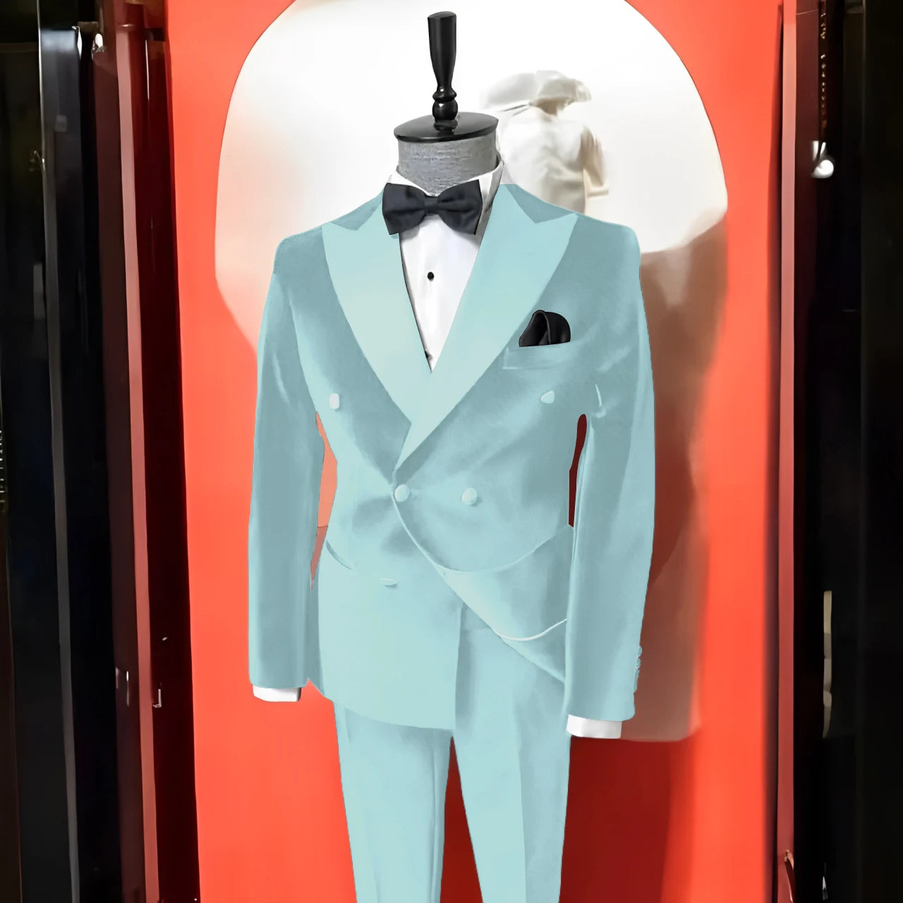 Costume en velours noir 2 pièces