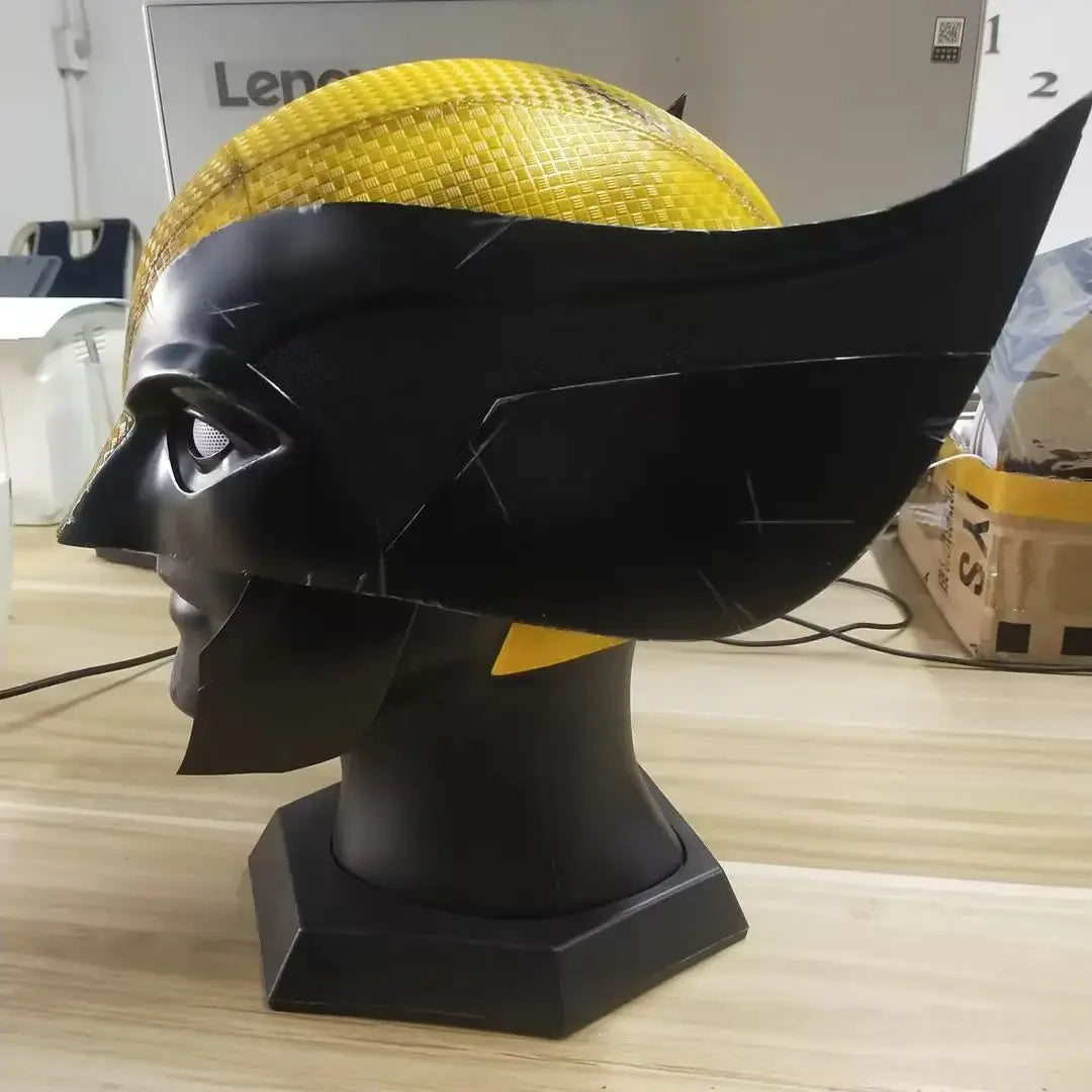 mar-vel Damaged Wolverine Mask with Magnatic Eyes 1:1 3D Resin Halloween Cosplay Mask Wolverine Helmet Cos masque for Gift