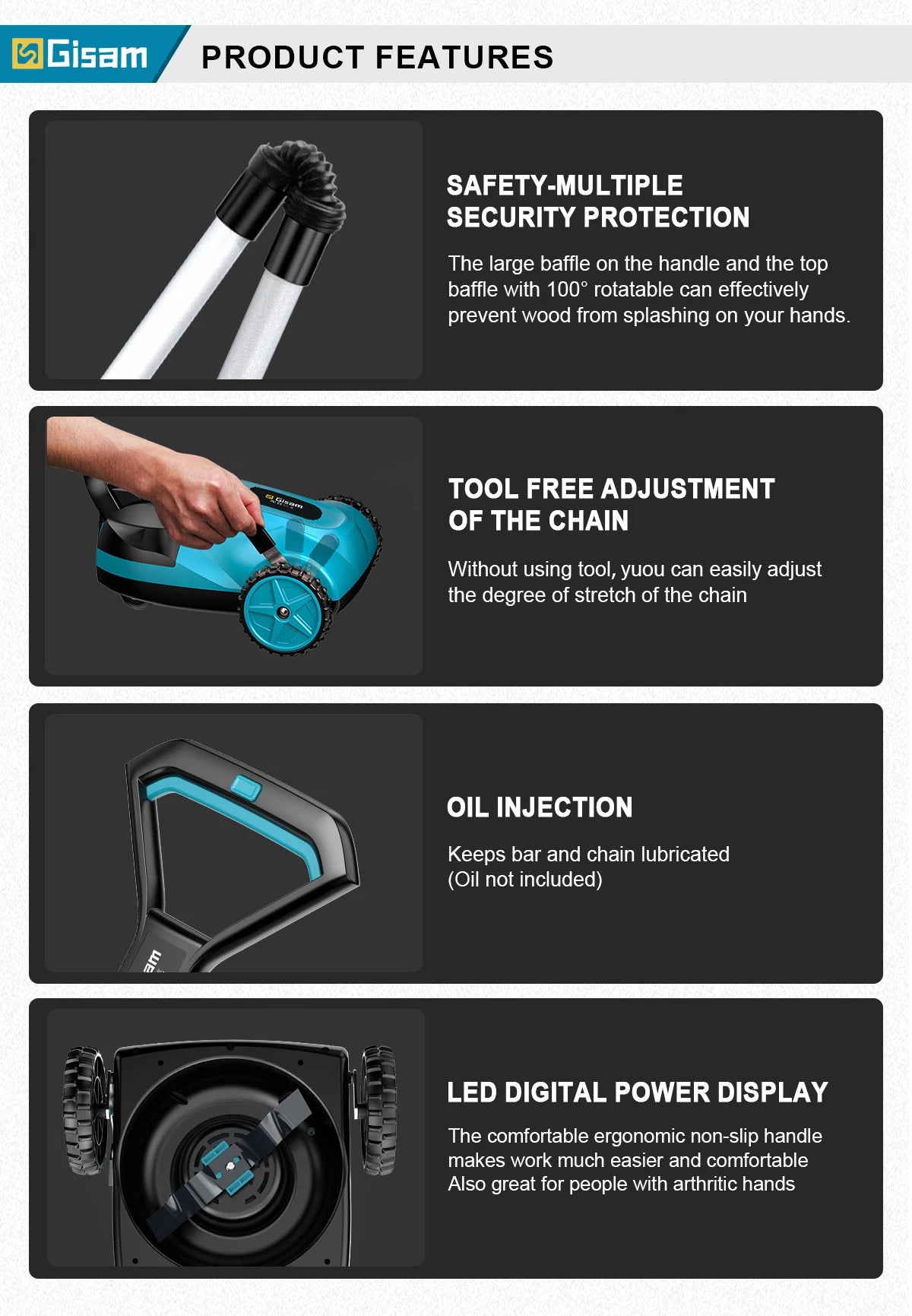 Gisam 10Inch 46000RPM Brushless Electric Lawn Mower Cordless Grass Trimmer Garden Landscaping Cutter For Makita 18V Battery Pin