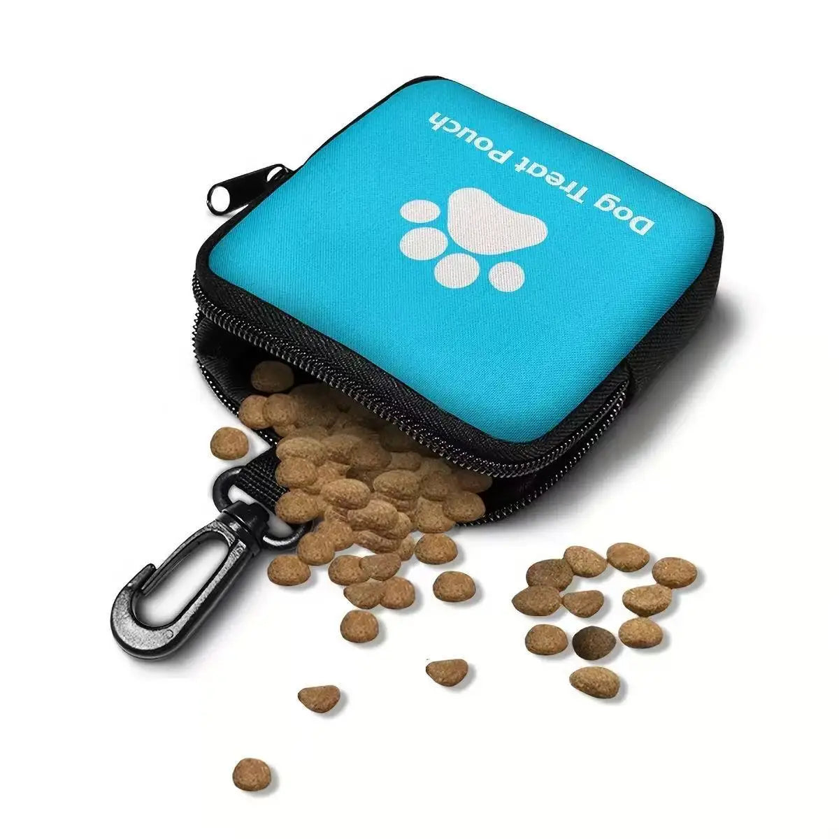 1pc Dog Training Treat Bag with Zipper Closure - Portable Pet Bag for Outdoor Activities Pet Walks,Available in Multiple Colors