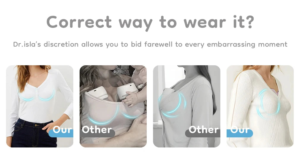 MAMIJOY 2PCS Ultra-thin Wearable Electric Breast Pump Ultra-light Low Noise 3Modes 12 Suction Levels With 18/21/24mm Flange EB51