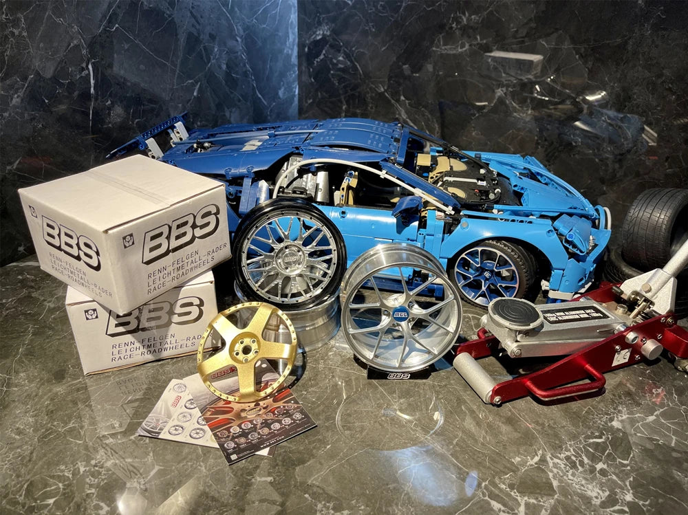 1/5 Car Model Metal Forged Assemble Refitting Wheel Hub  Creative Desktop Display  Personalized  Modification Toys Gift