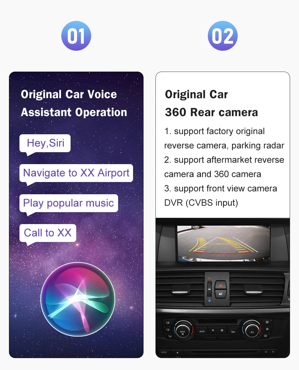 Road Top Wireless CarPlay for BMW X3 F25 G01 X4 F26 CIC,NBT,EVO System 2011-2020, with Android Mirror Link AirPlay Carplay Kits