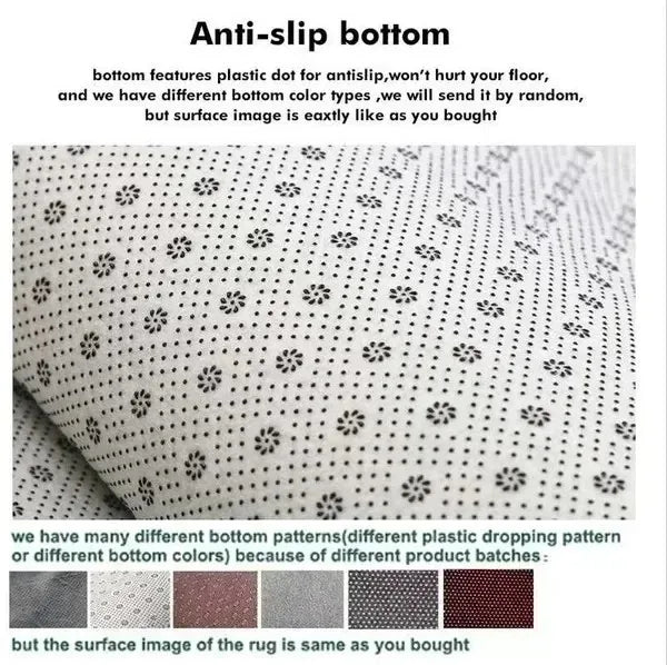 Merry Christmas Tree Santa Claus Cartoon Happy New Year Gift Carpet Rug for Bedroom Living Room Sofa Home Doormat Decor,Non-slip