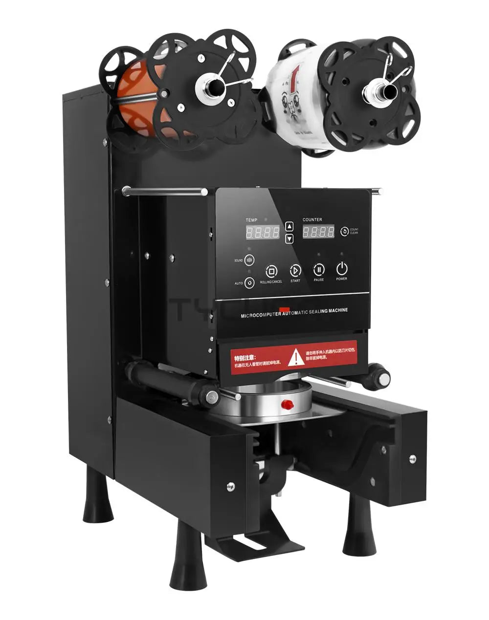 Cup Sealer Automatic Milk Tea/Coffee Shop Plastic/Paper Cup Sealing Machine 9/9.5CM Electric Bubble Tea Film For Business 220V