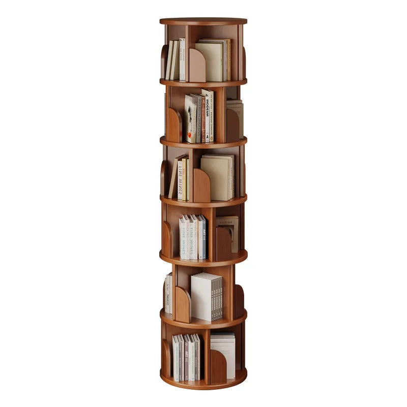 360 °   Bibliothèque rotative – Armoire de rangement mobile pour la maison et le salon