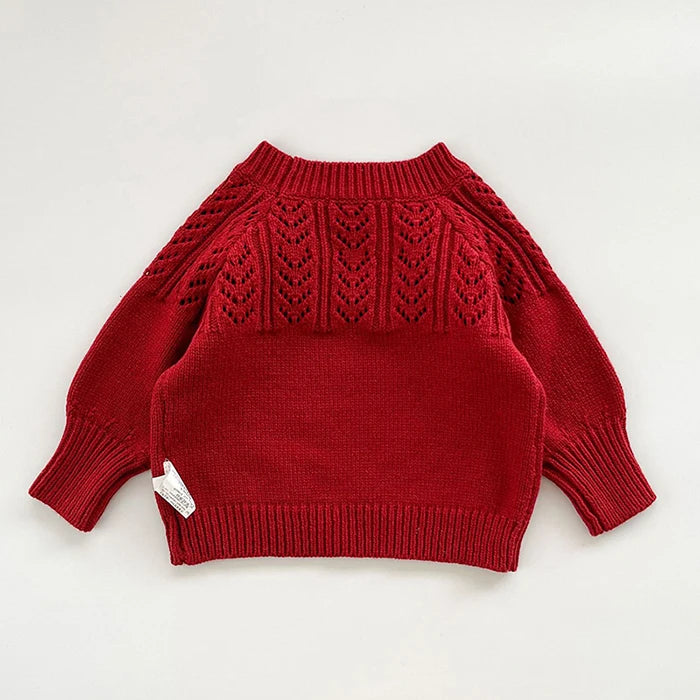 2025 New Autumn 0-3Yrs Children Clothes Suit Long Sleeved Knitted Pullover Sweater+PP Shorts Toddler Baby Girl Clothes Set
