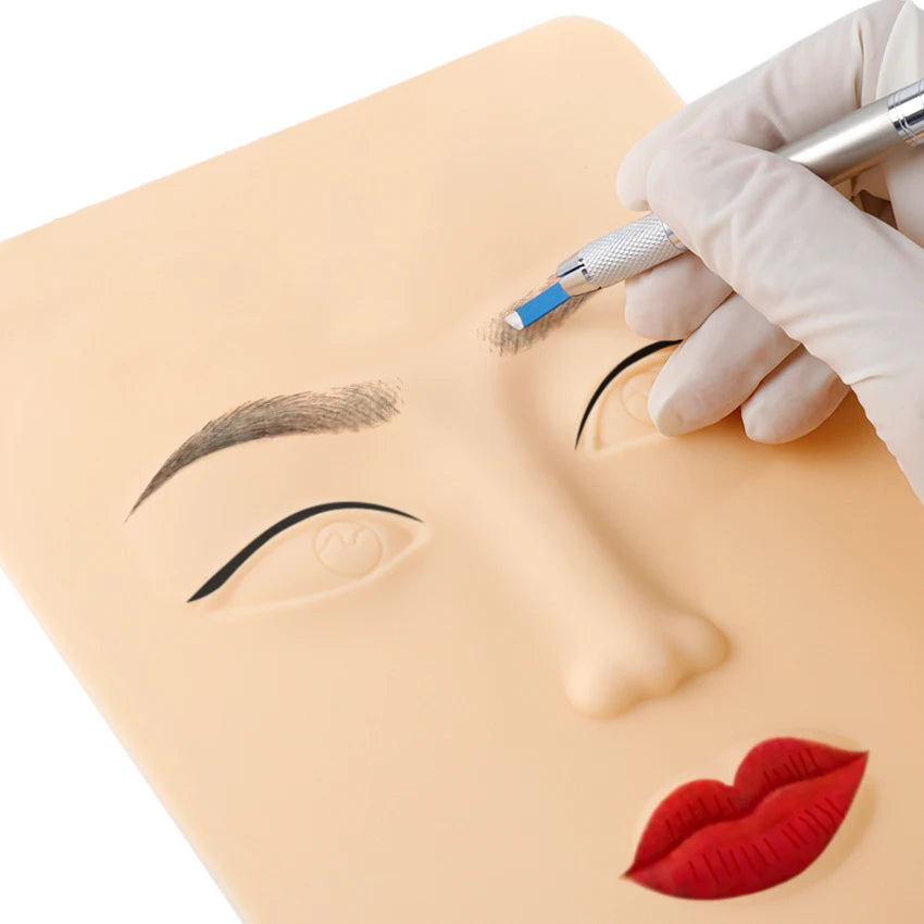 1pc  Pratique Fausse peau pour les artistes débutants Microblading Maquillage Accessoire permanent