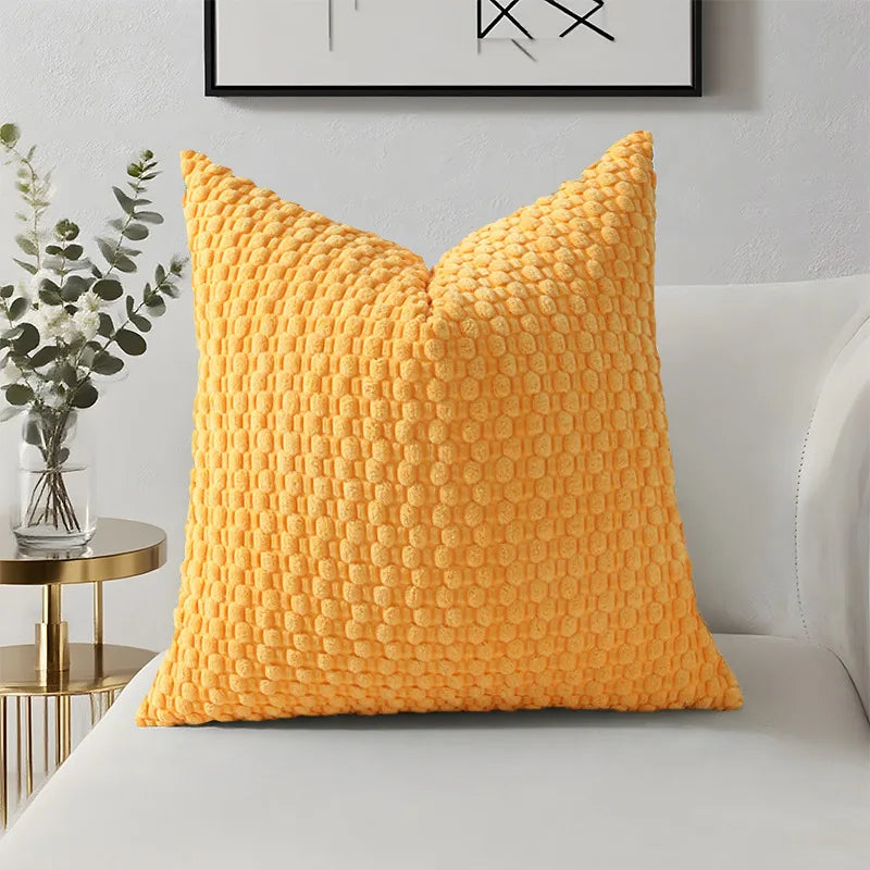 Decorative Sofa Pillow Cover Solid Soft Cushion Cover Home Pillowcase for Living Room Bedroom Sofa Decoration 45*45 50*50 40*40