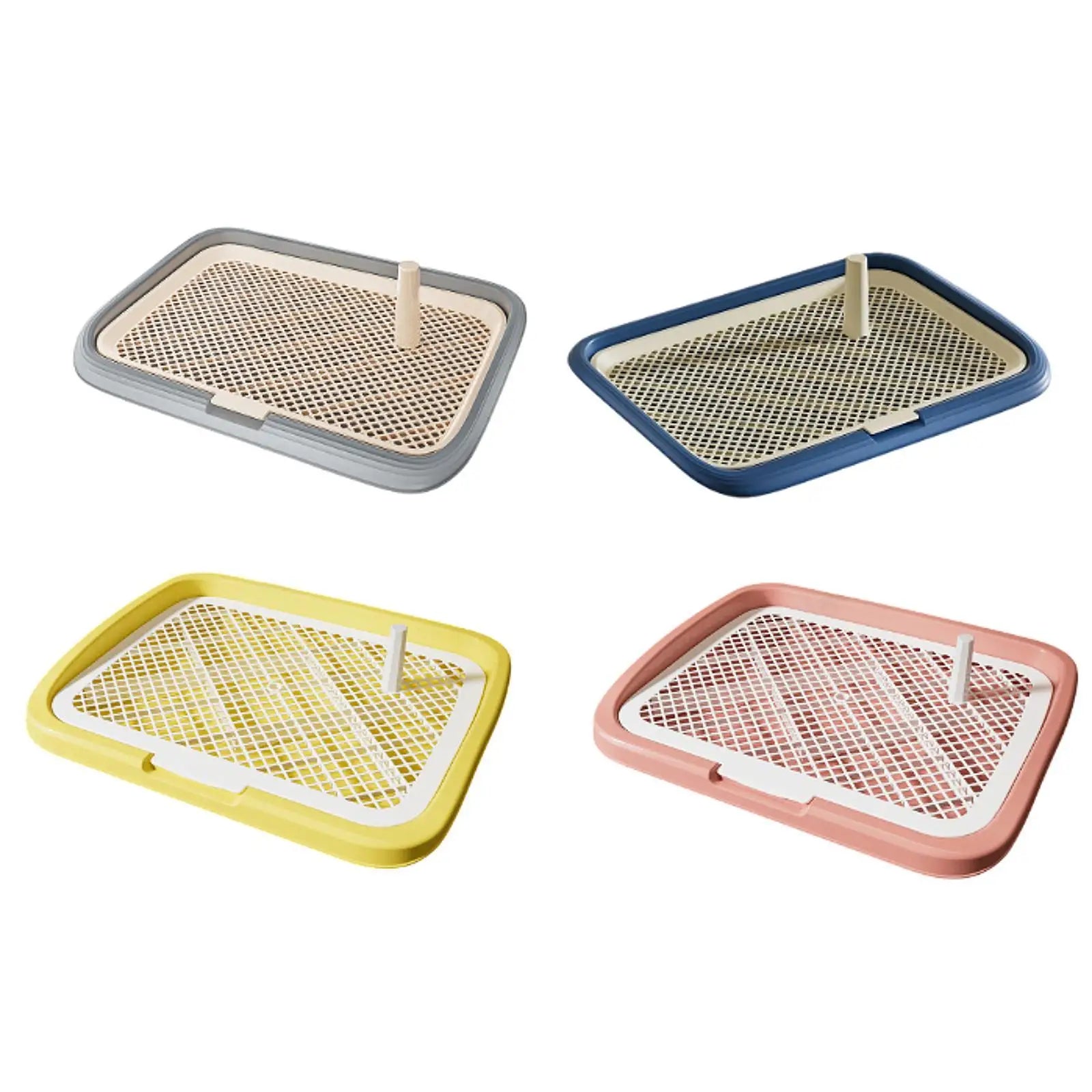 Mesh Grids Toilet Reusable Indoor Outdoor Splashproof Puppy Pee Pad Holder Training Tray Dog Potty for Dogs and Cats Puppy